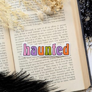 Vinyl Waterproof Sticker Haunted Vintage Retro Gothic Creepy Witch Witchcraft Horror Weird Dark Odd