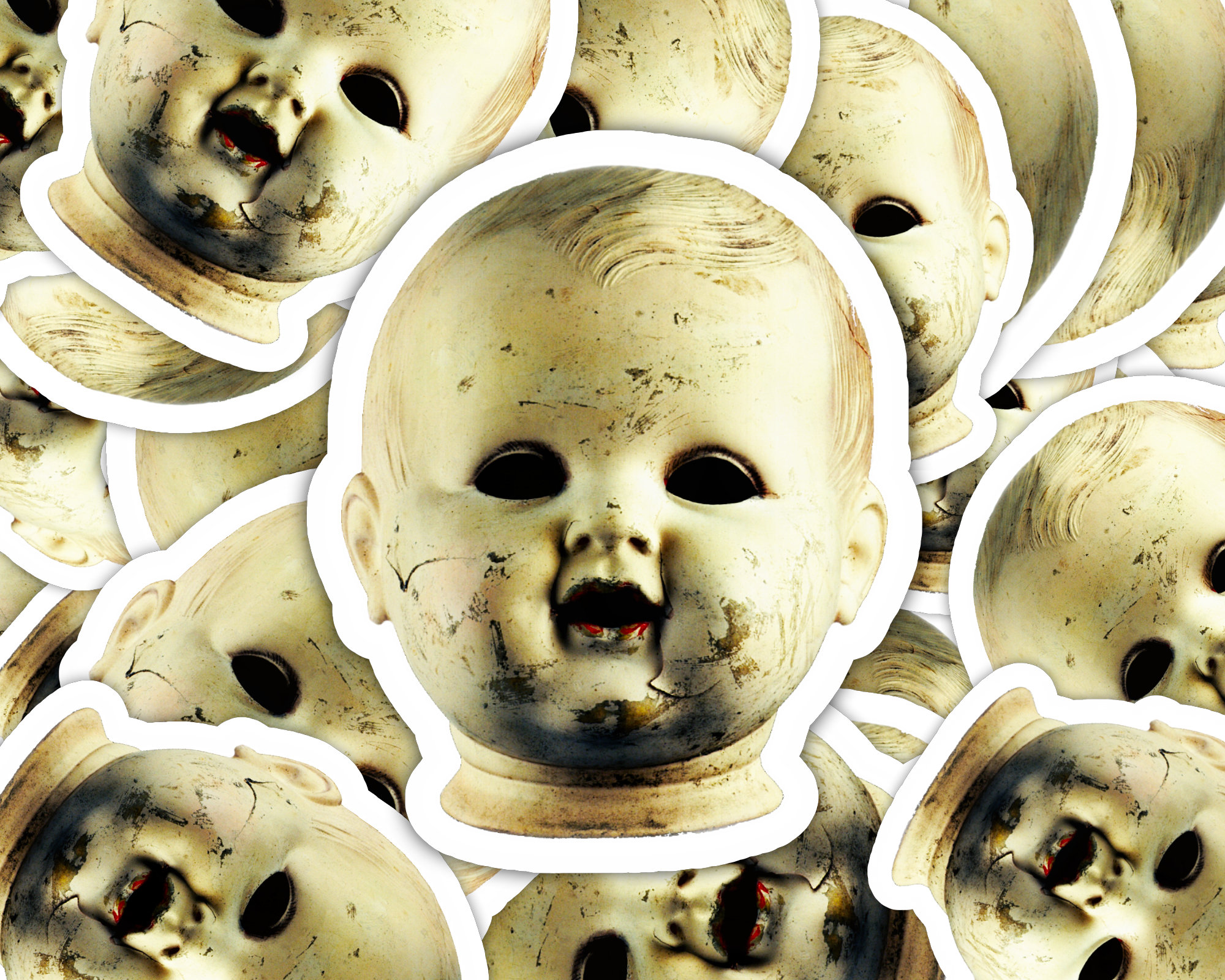 Creepy Head challenge exclusive sticker pack