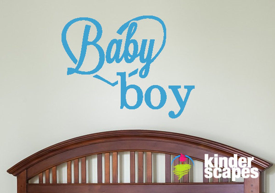 Baby Boy Wall Decal Nursery Decal Wall Decal Bedroom Decor Etsy