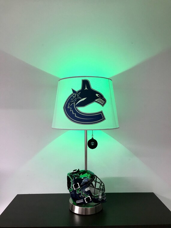 Vancouver Canucks Lamp Hockey Lamp NHL NHL lamps hockey Etsy