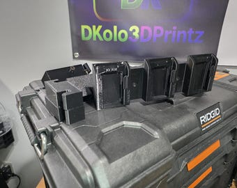 Ridgid ProGear 2.0 Accessories - Battery Holders + Craftsman V20, Dewalt 20v XR, Milwaukee, Kobalt 24v, Ryobi One+