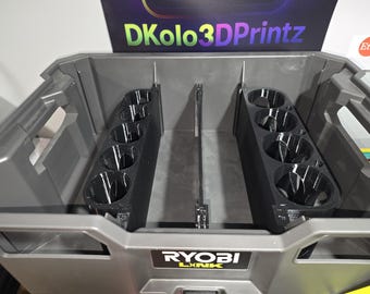 Ryobi Link Crate Dividers and Accessories, Including Paint Can and Caulk Holders