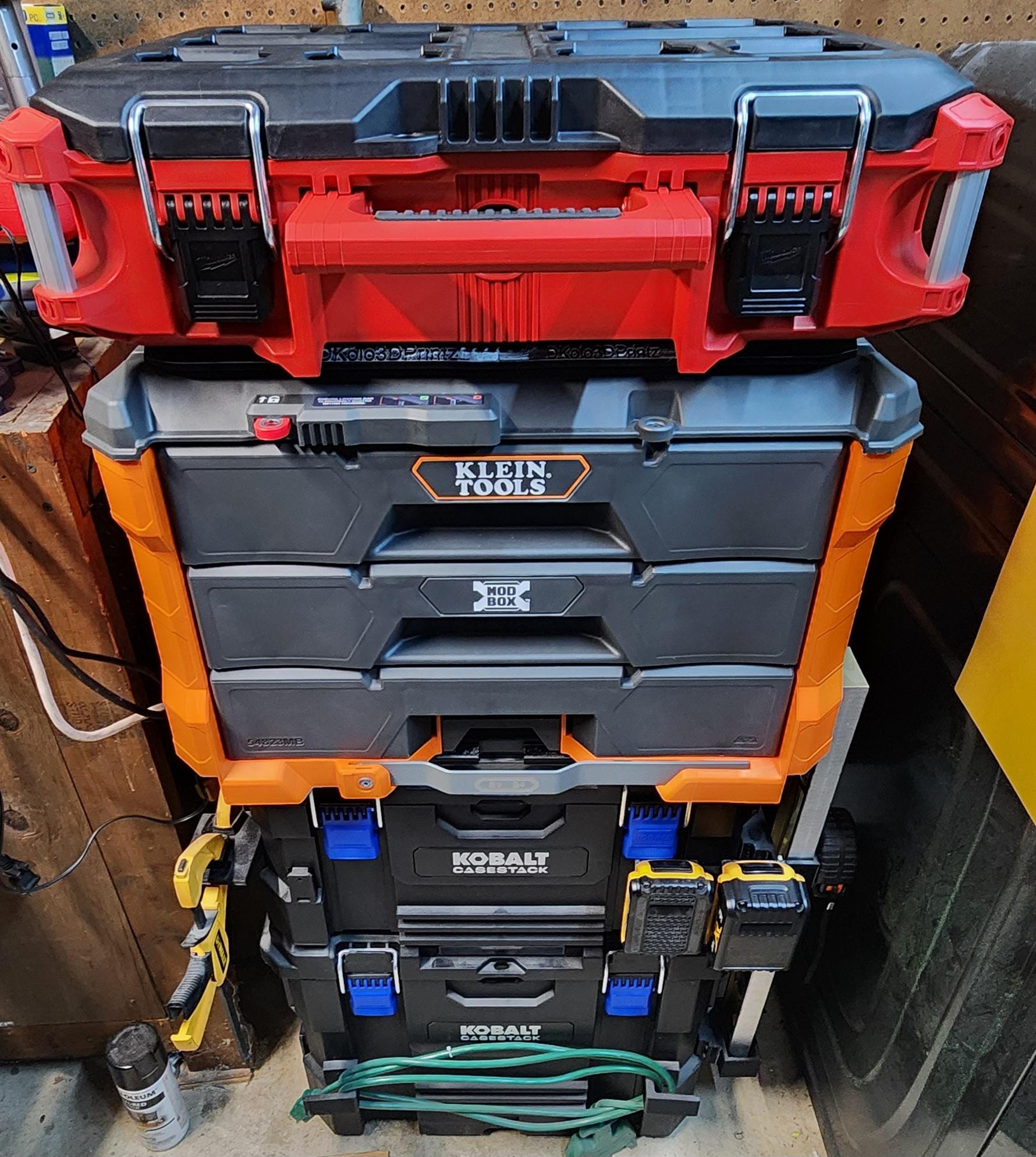 Klein ModBox to Milwaukee Packout Adapter Plate