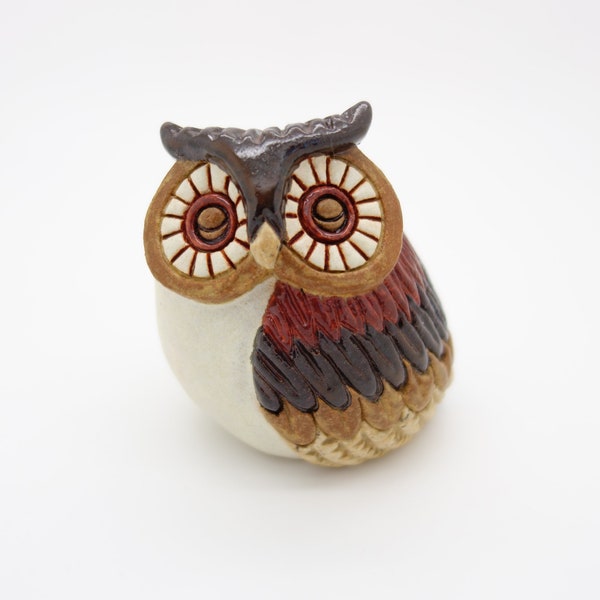 Hibou en céramique émaillée