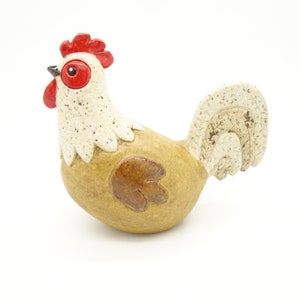 Caisse de transport bois taille M coq, paon, oie