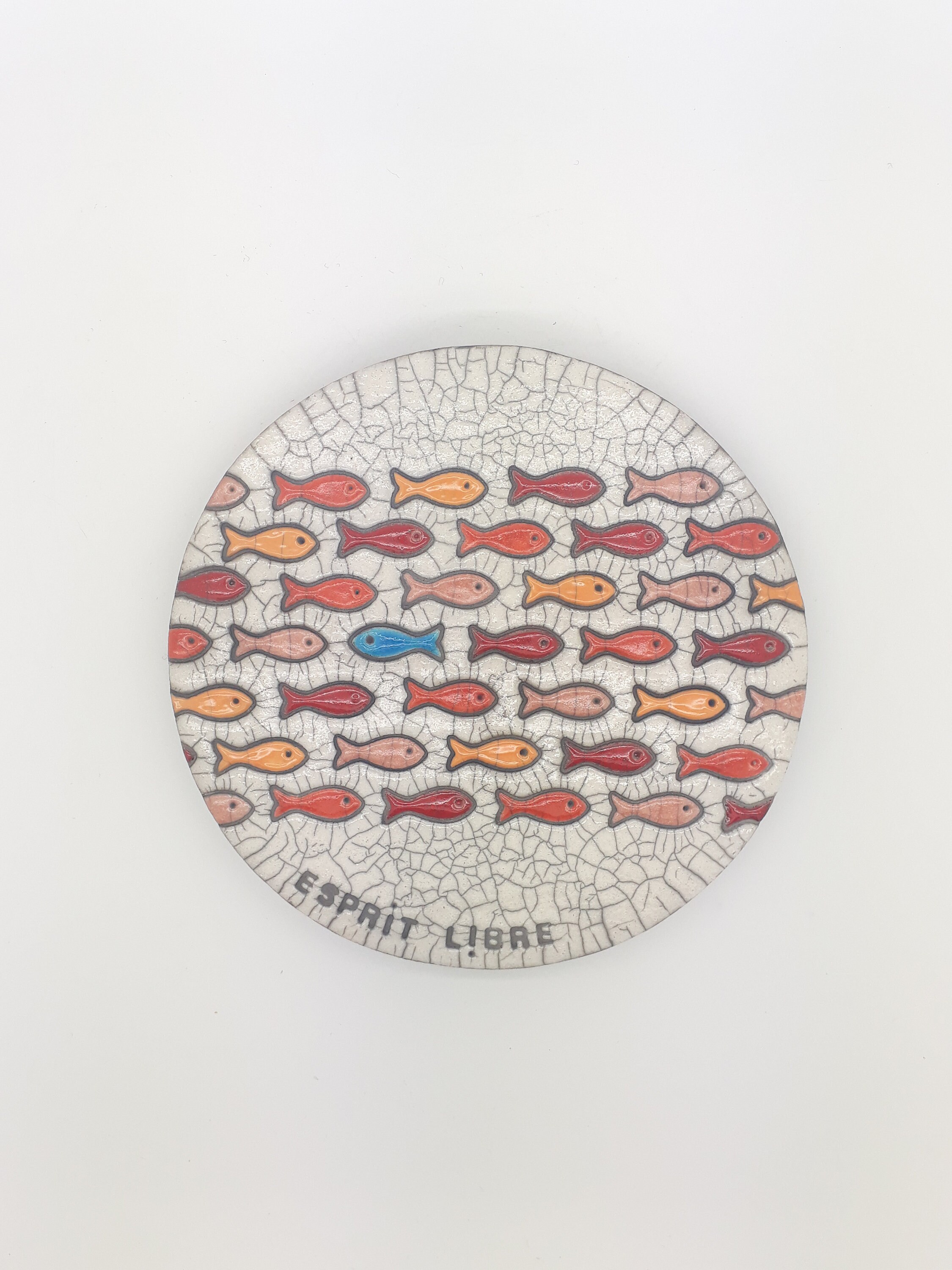 Tableau Céramique Raku Esprit Lbre