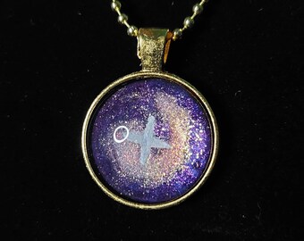 Galaxy Necklace- "Milky Way"