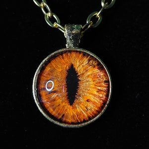 Dragon Eye Necklace- &quot;Blaze&quot;