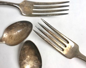 Silverware Two Forks Two Spoons 1847 Rogers Bros.