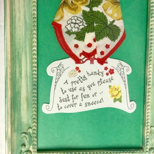 Framed Handkerchief Paper Doll Card image 2