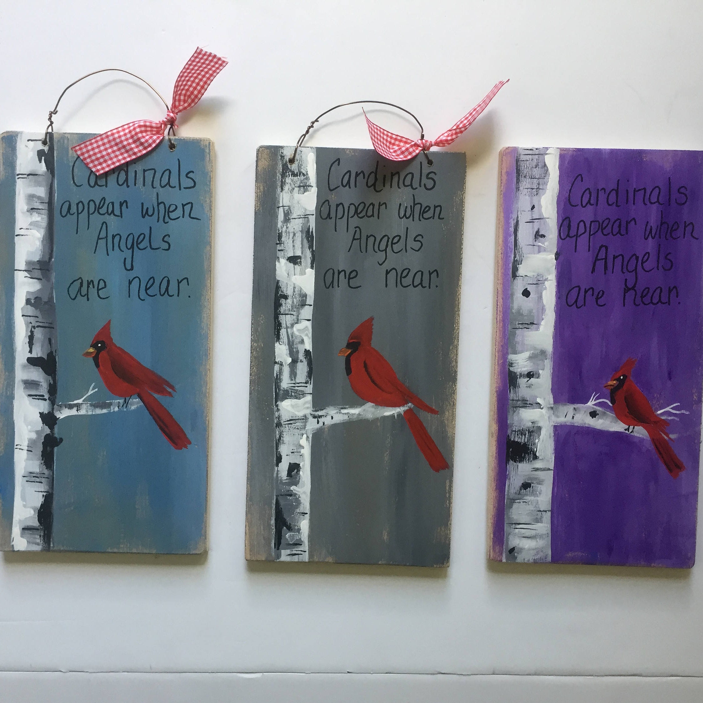 cardinals appear when angels are near personalized sympathy gift