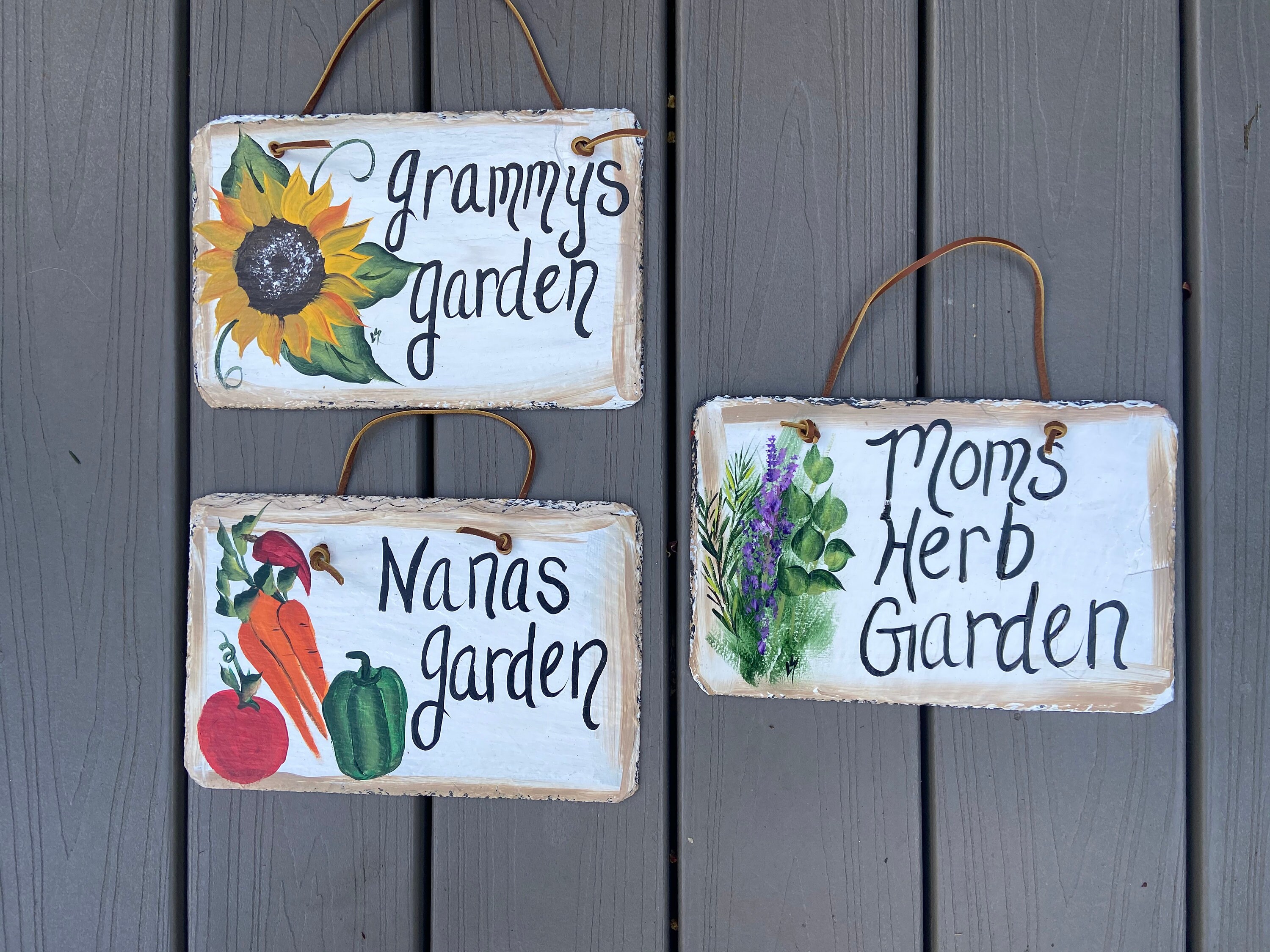 Herbs Garden Plaque Custom Garden Gifts Personalised Garden Signs Signs Plaques Handmade Products Organideia Pt