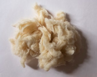Carded Wool Stuffing – Pure Wool Stuffing for Craft Projects, Wool for Toys, Wool for Dolls, Wool for Pillows, Wool for Upholstery