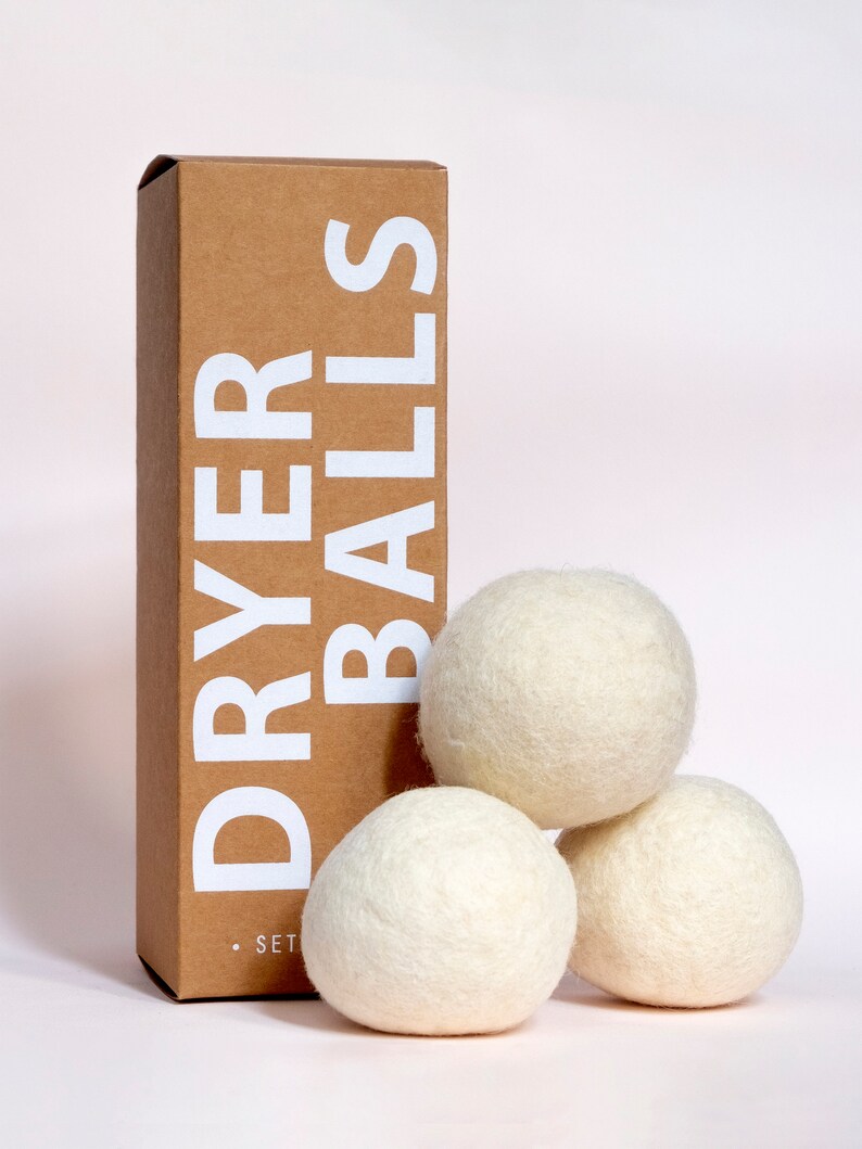 Handmade American Wool Felted Dryer Balls 3 Pack Dryer Balls Etsy