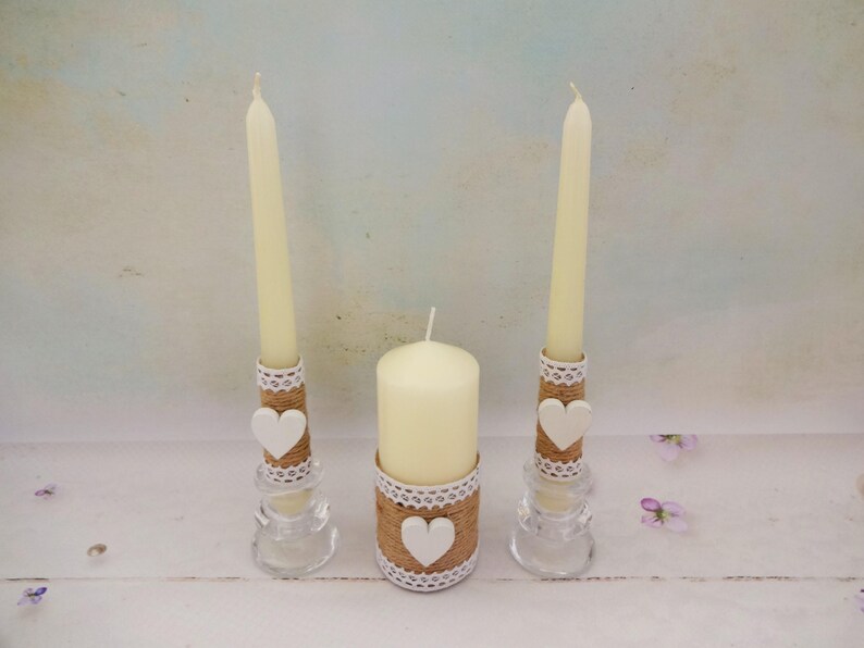 personalized wedding candle holders