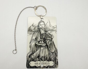 Tarot Card Wall Art The King of Pentacles