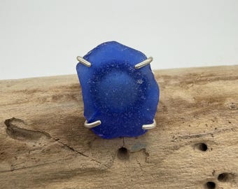 Sterling Silver Sea Glass Ring