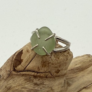 Sterling Silver Sea Glass Ring