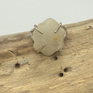 Sterling Silver Quartz Crystal Ring