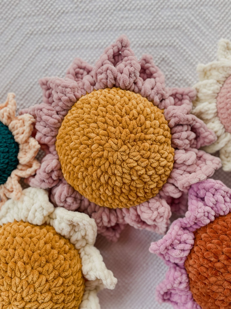 Bloom Pillow Pattern, Crochet Pillow, Crochet Pattern, Pillow Pattern, Crochet Pillow Pattern, Nursery Decor, Home Decor, No Sew Pattern, image 5