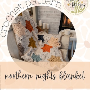 Nordische Nächte Häkeldecke Muster: Chunky Throw (PDF-Muster)