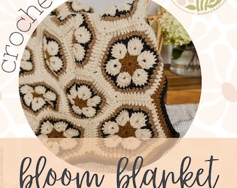 Bloom Blanket Crochet Pattern