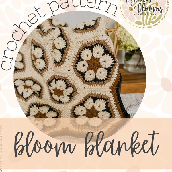 Bloom Blanket Crochet Pattern