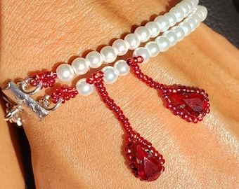 Gothic Bracelet, Gift for Her, Gothic Bracelet, Goth Girl Gift, Vampire Jewelry