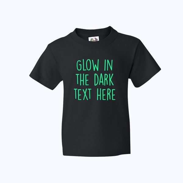 Custom Glow in the Dark Shirt Etsy