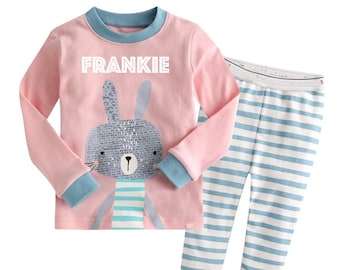 baby girl bunny pajamas