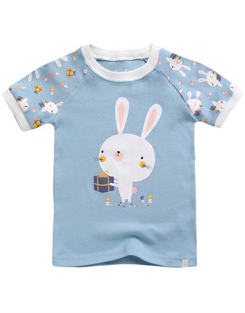 KIDS Personalized EASTER Pajamas Kids Rabbit OUTFIT Youth Etsy