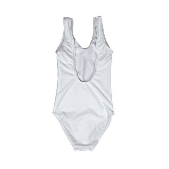 GIRLS Personalized One Piece White Swimsuit One-piece Girls