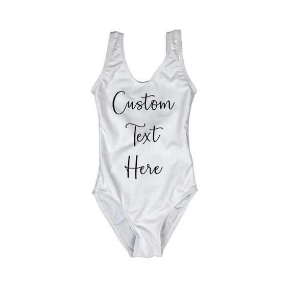Girls Personalized Swimsuit, Personalized Baby Swimsuit