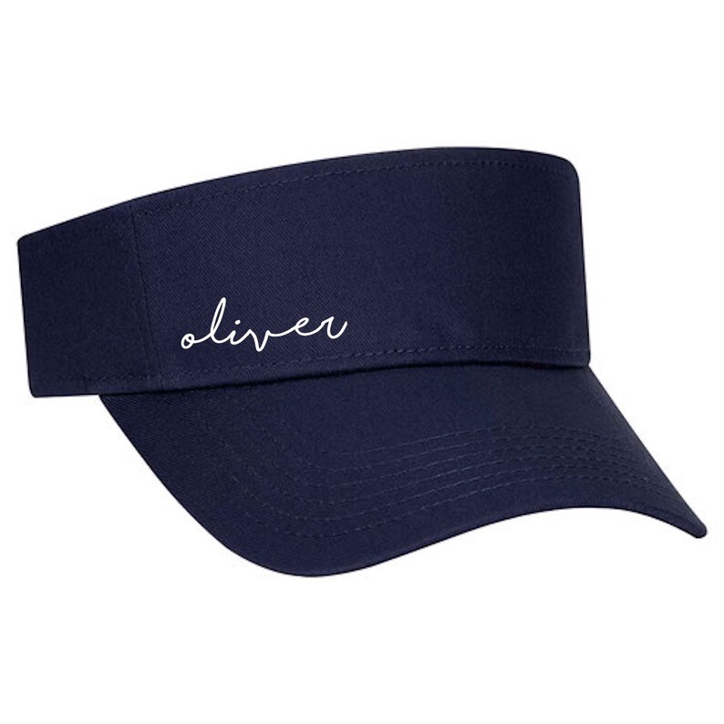 KIDS Personalized Visor Customized Sport Twill Visor for Kids Etsy