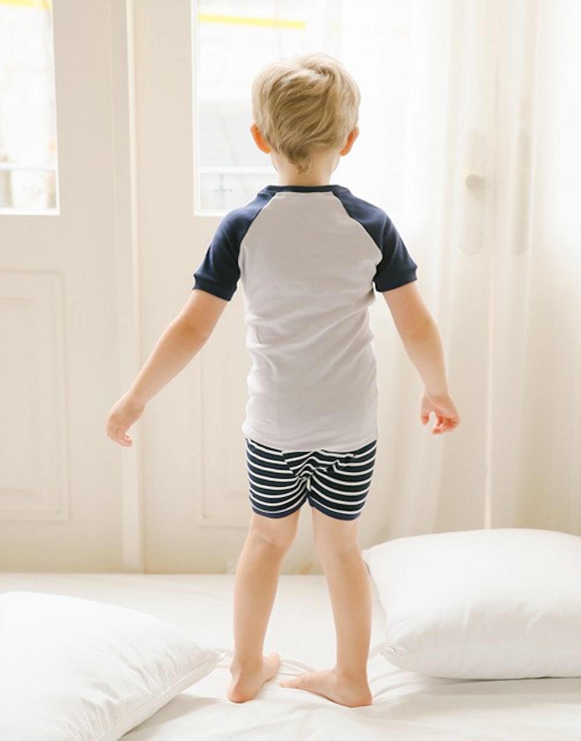 NINOS Conjunto de pijama de policia personalizado Ninos Traje de coche de policia Texto personalizado Policia PJ Ninos Conjunto de verano Ropa de salon personalizada para ninos pequenos Etsy Espana