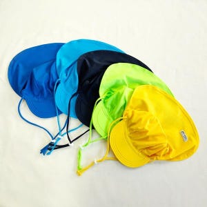 KIDS Personalized UV Sun Hat Customized Sun Hat Youth Customized Beach Hat Sunhat with flap Neck Flap UV protection hat Boonie Hat Sahara image 10