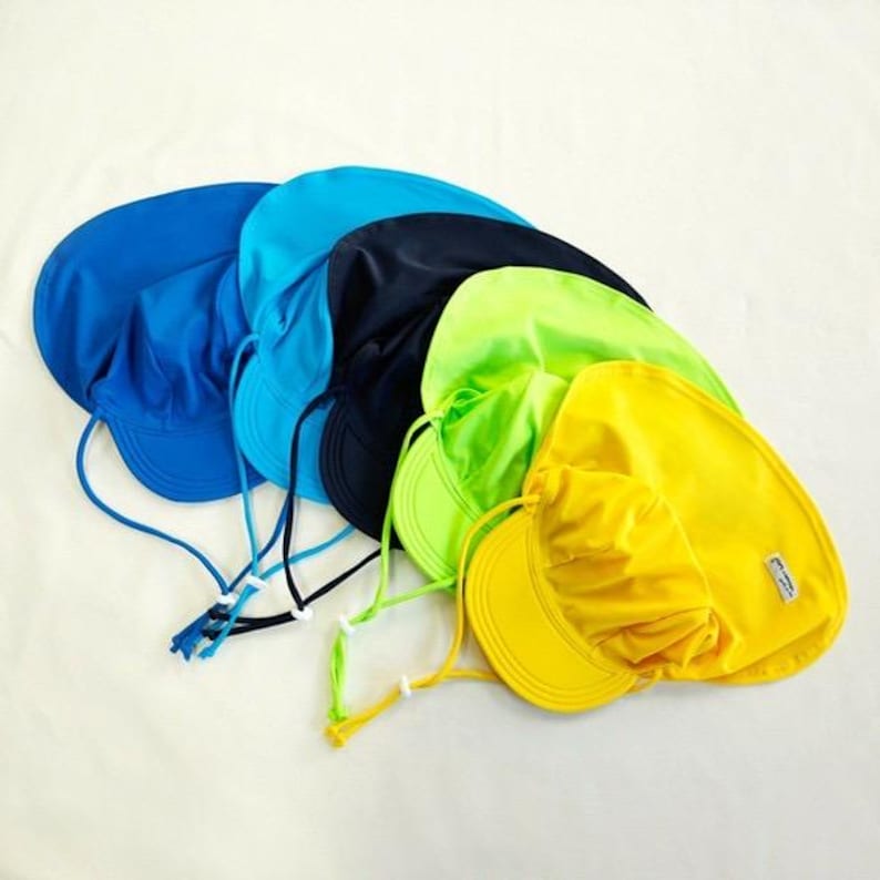 KIDS Personalized UV Sun Hat Customized Sun Hat Youth Customized Beach Hat Sunhat with flap Neck Flap UV protection hat Boonie Hat Sahara image 10