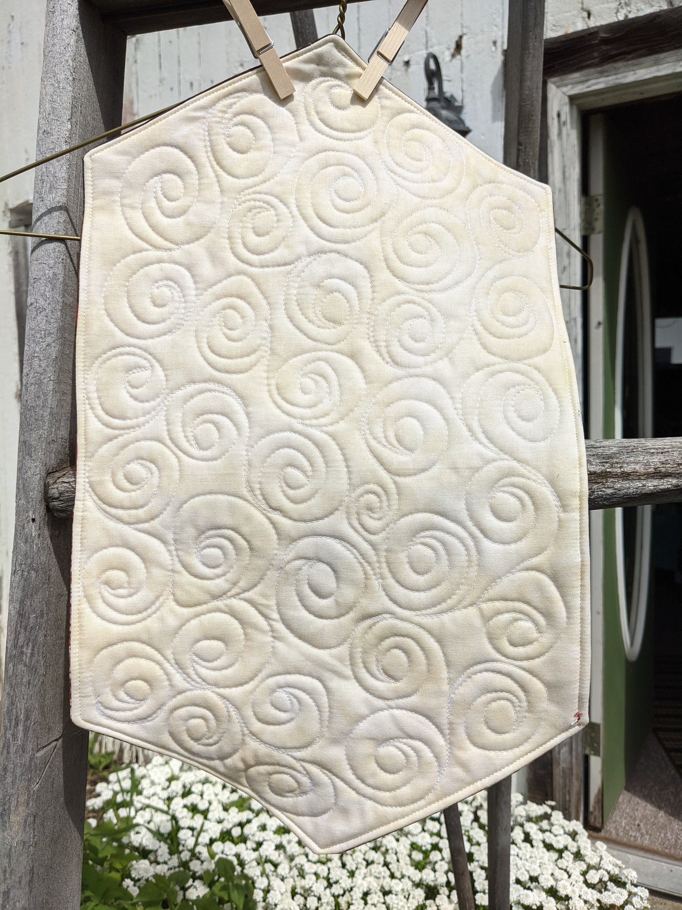 Country Table Runner Quilted 60 Degree Table Runner Quilted Etsy