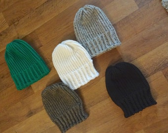 Men's Basic Knit Hat, Winter Hats, Men's Winter Accessories, Beanie Hats, Men's Beanies, Knit Hats