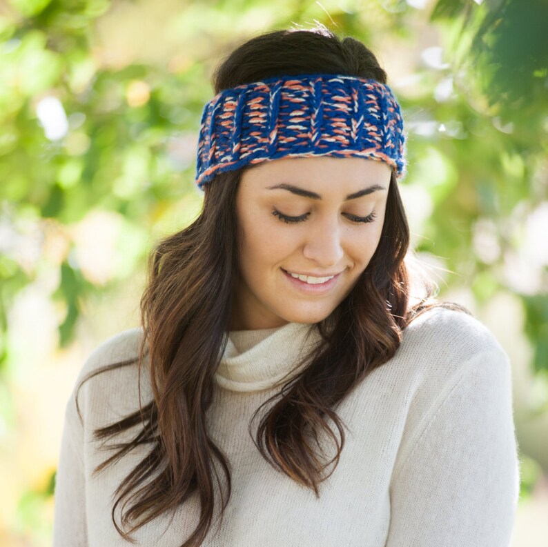 Women's Custom Team Headband, Winter Headbands, Knitted Headband, Knit