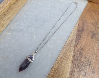 Fluorite Necklace, Fluorite Jewelry, Fluorite Fashion, Fluorite Pendant, Silver Necklace, Silver Accessories, Fluorite Geode
