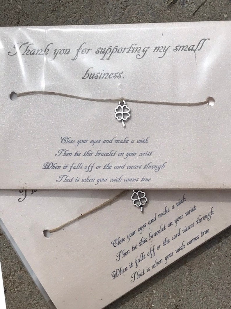 1 Thank You Clover Wish bracelet