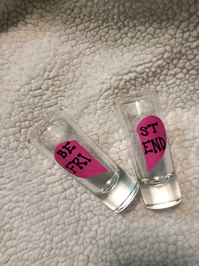 Best Friend Shot Glass Set Etsy