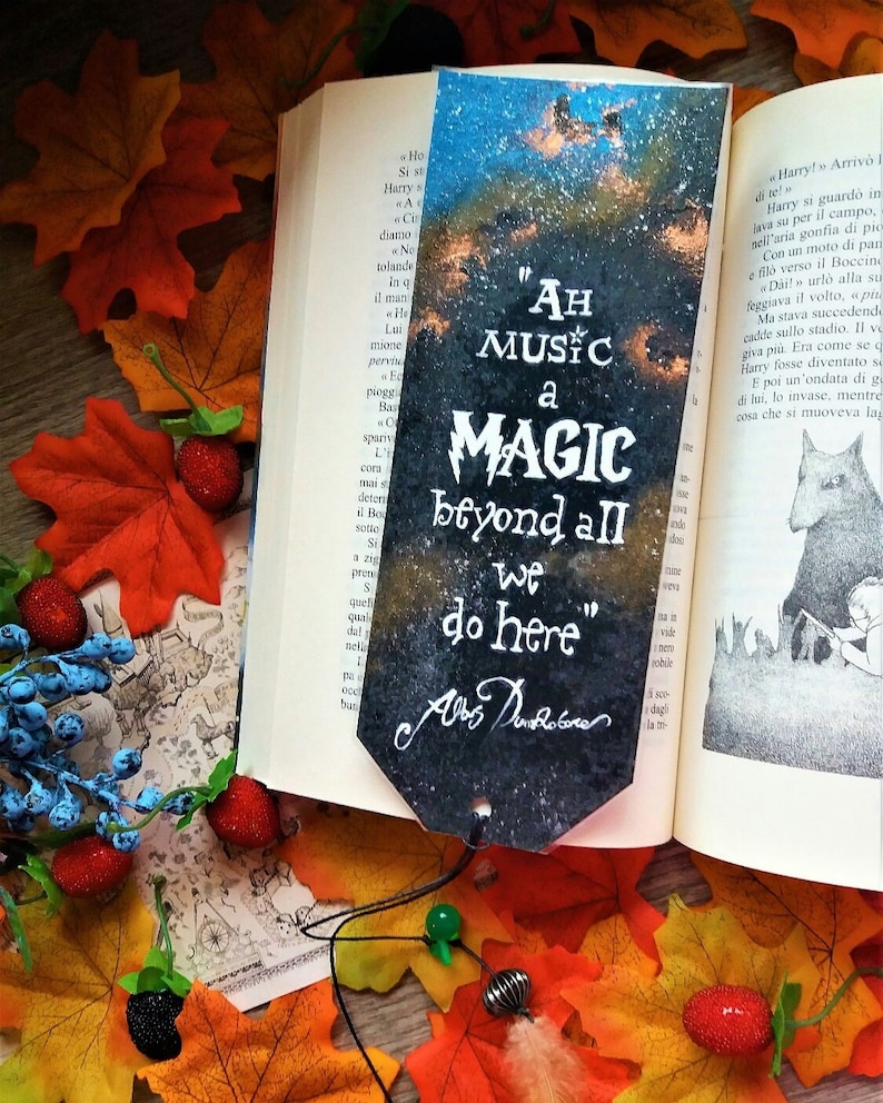 Harry Potter Bookmark Albus Dumbledores Passwords Hogwarts