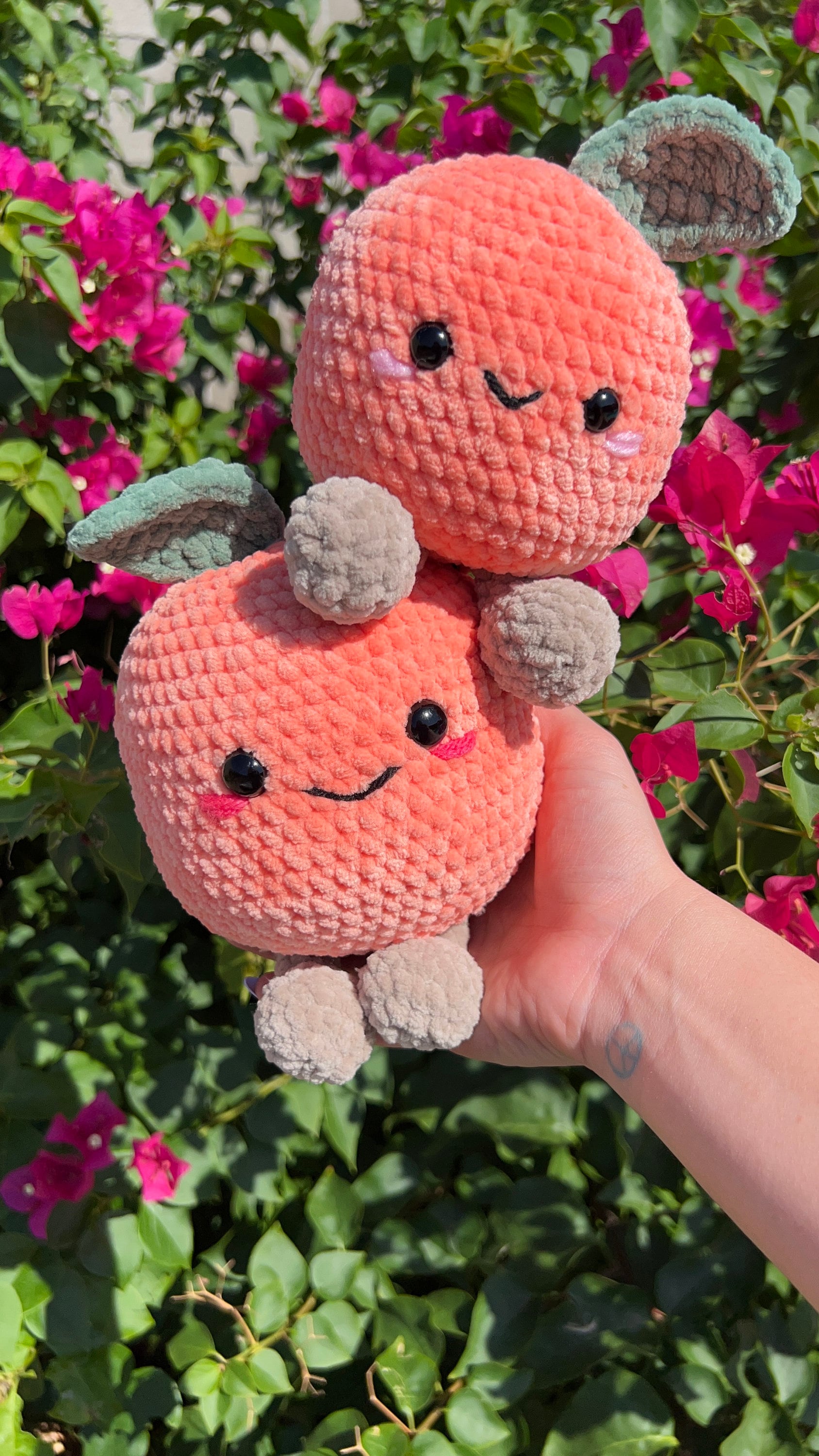 Orange Grapefruit Buddy Amigurumi Plush Crochet Pattern Cute