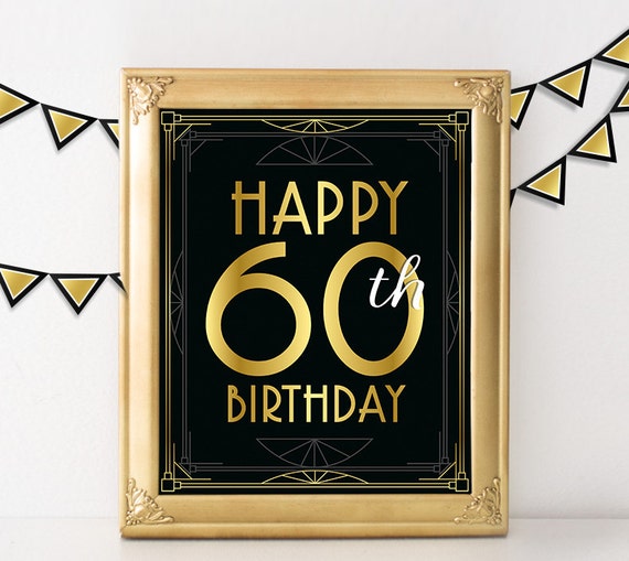 Happy 60th Birthday Border