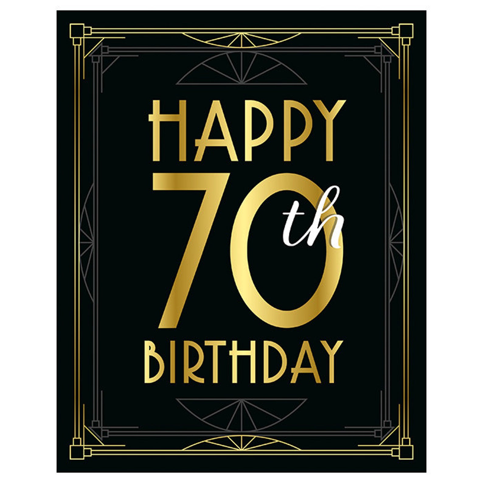 Free Printable 70th Birthday Decorations