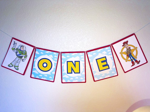 Toy Story 4 Birthday Banner Buzz Lightyear Birthday Banner Etsy