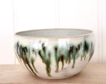 Handmade Japanese Stoneware Ceramics Titan Matcha bowl/ soup bowl/ cereal bowl/ Bonsai pot:Mori (Forest) Collection
