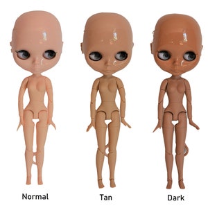 Blythe Doll Bald for Customizing 11.5" (28.5 cm) Customization Neo Blythe Doll Factory Parts